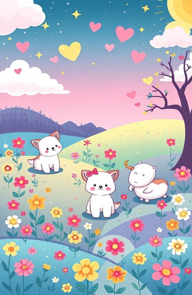 Cute Cartoon Wallpaper For Girls