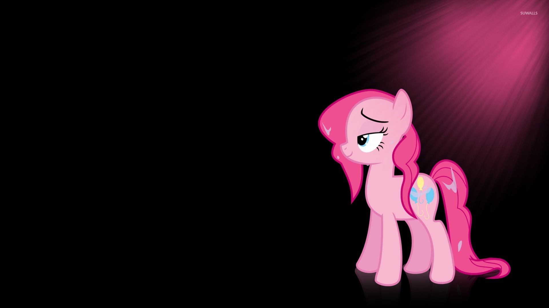 Sun Light Upon Pinkie Pie My Little Pony Wallpaper Cartoon
