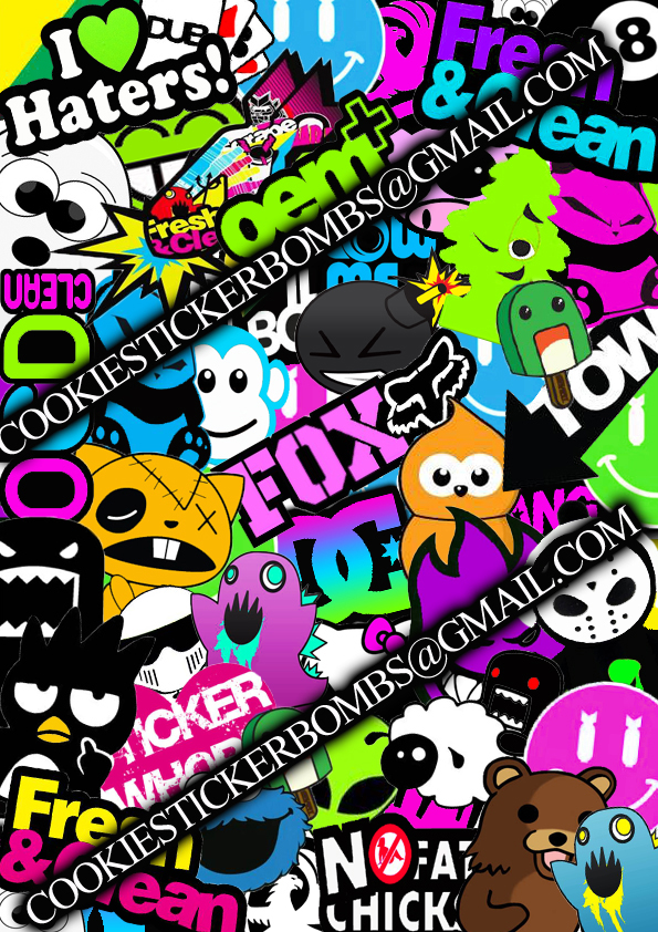 Jdm Sticker Bomb HD Wallpaper