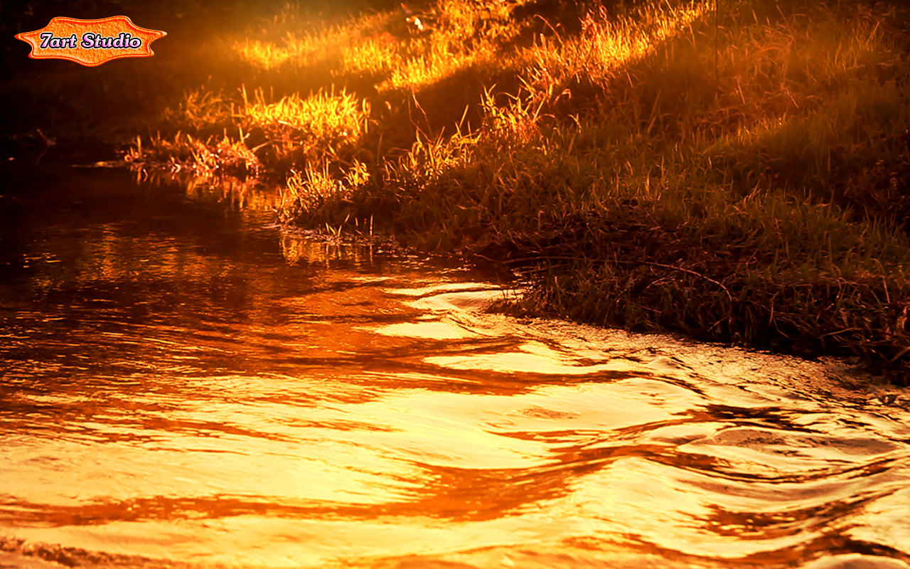 Glitter Autumn River Screensaver And Live Animated Wallpaper For