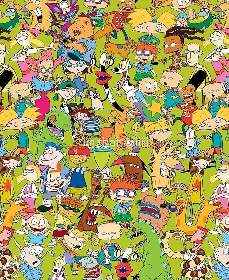 Top Cartoon Collage Wallpaper