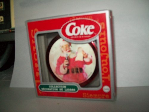 Coca Cola Trim A Tree Collection Holographic Christmas Ornament Santa
