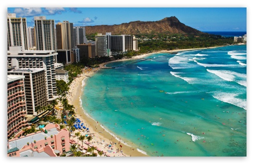Waikiki Desktop Wallpaper