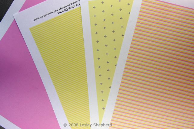 Printable Miniature Coordinates In Pinks And Yellows For Scale Scenes