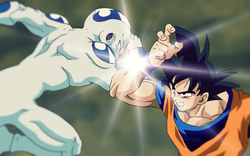 Free download Frieza VS Goku by RuokDbz98 on [1024x640] for your Desktop,  Mobile & Tablet | Explore 50+ Golden Frieza Wallpaper | Frieza Wallpaper,  Golden Ratio Wallpaper, Frieza Wallpapers