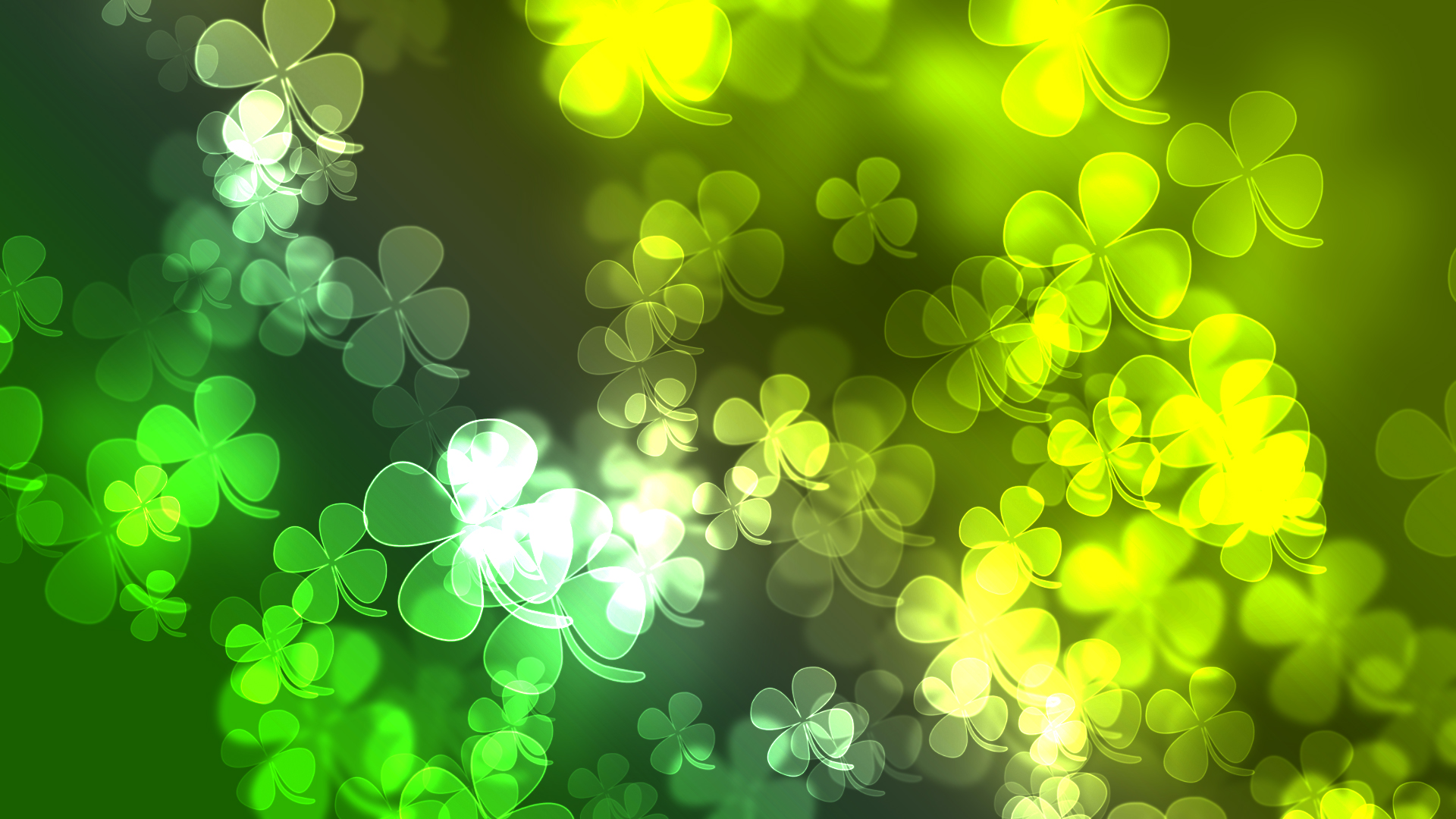 Day Shamrock Bokeh Wallpaper By Saphira Wine Customization