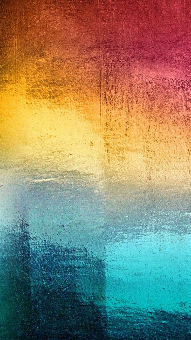 Samsung Rainbow Art Window Ice Winter Pattern iPhone Wallpaper