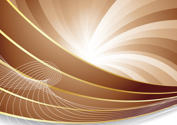 Lines Of A Brown Background Vector Abstract Dynamic For