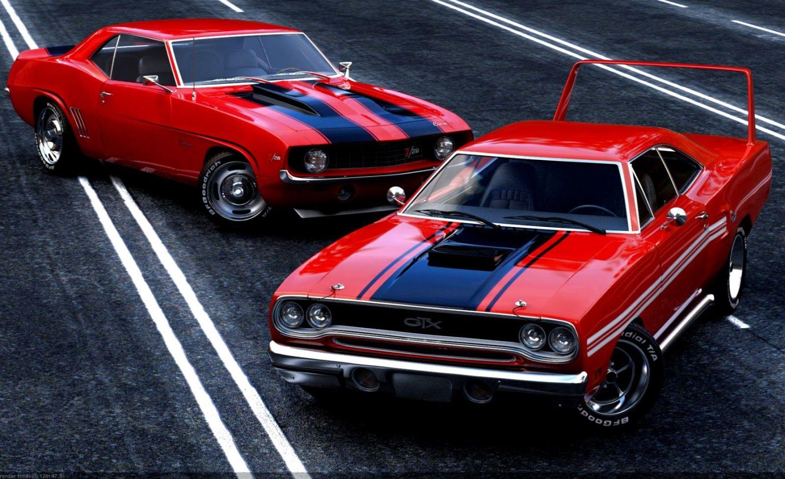 Classic Muscle Car Wallpaper On