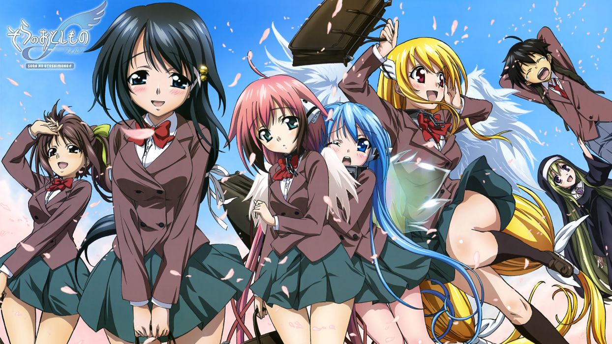 Astraea Chaos Sora No Otoshimono Ikaros Kazane Hiyori Mitsuki