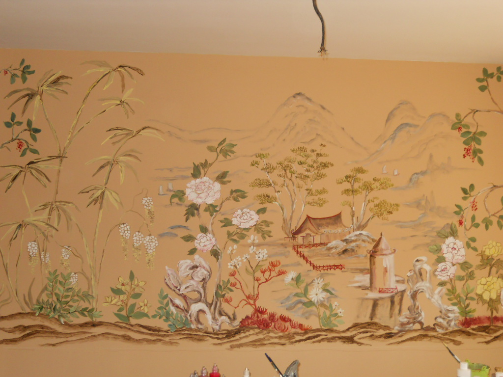 asian wallpaper murals