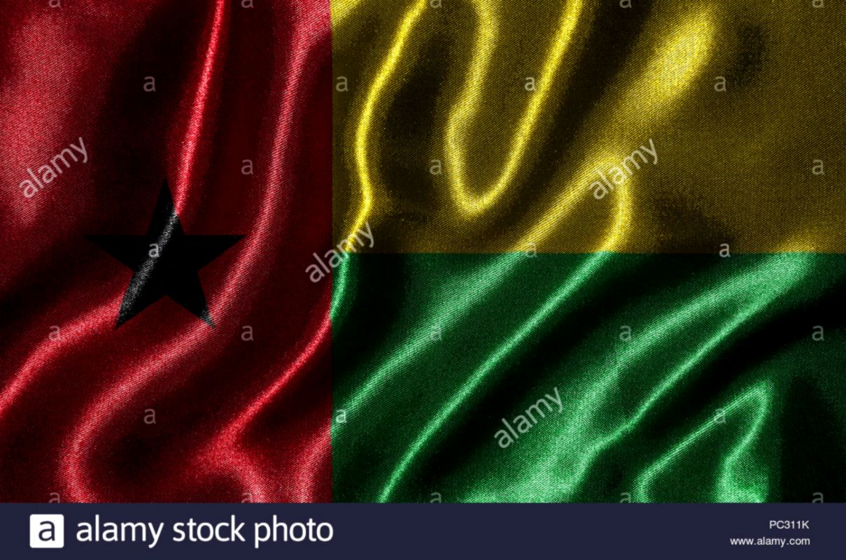 Guinea Bissau Countries Flag Wallpaper Colorful