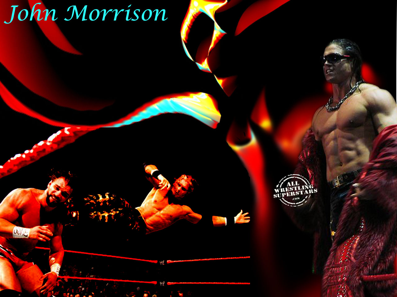 John Morrioson Is Giving A Nitro Blast To His Opponent In The Ring