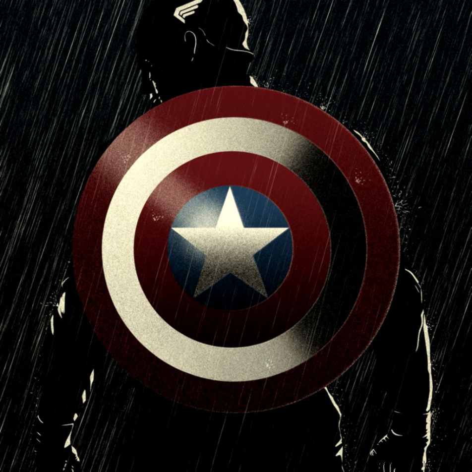Captain America Logo Wallpaper For Iphone All HD Wallpapers 952x952