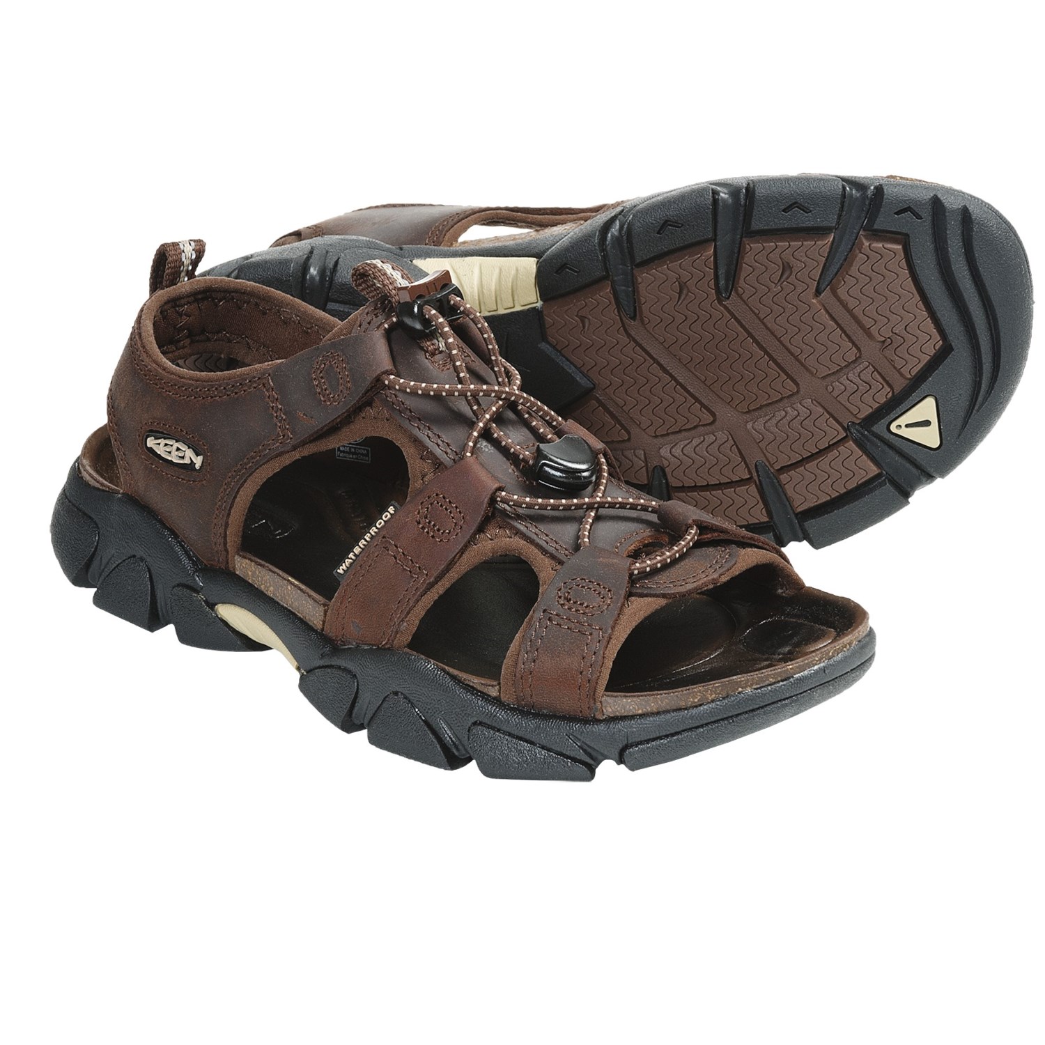 Keen Sarasota Sandals Leather For Women In Friar Brown