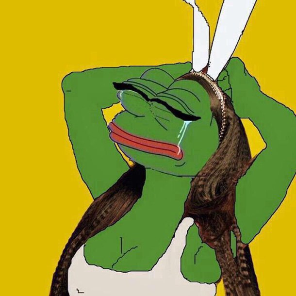 Funny Nicki Pepe Reaction Pic Rare The Frog Image
