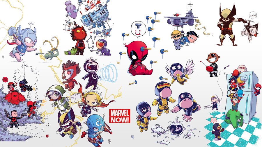 Marvel Now 1080p Wallpaper Baby Edition By Crashfellow