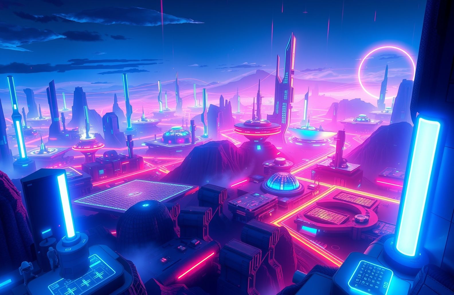 Blue Gaming Wallpaper