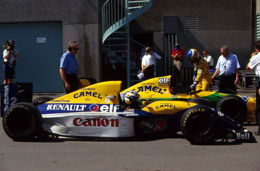 Alain Prost Michael Schumacher Canada By F1 History On