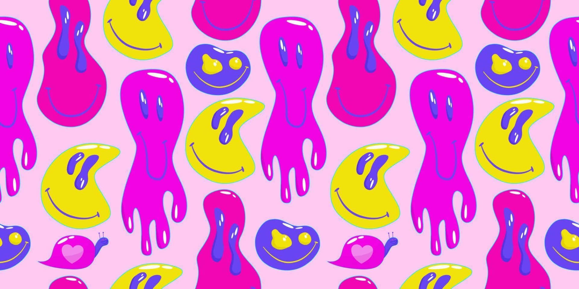 Preppy Smiley Aesthetic Wallpaper