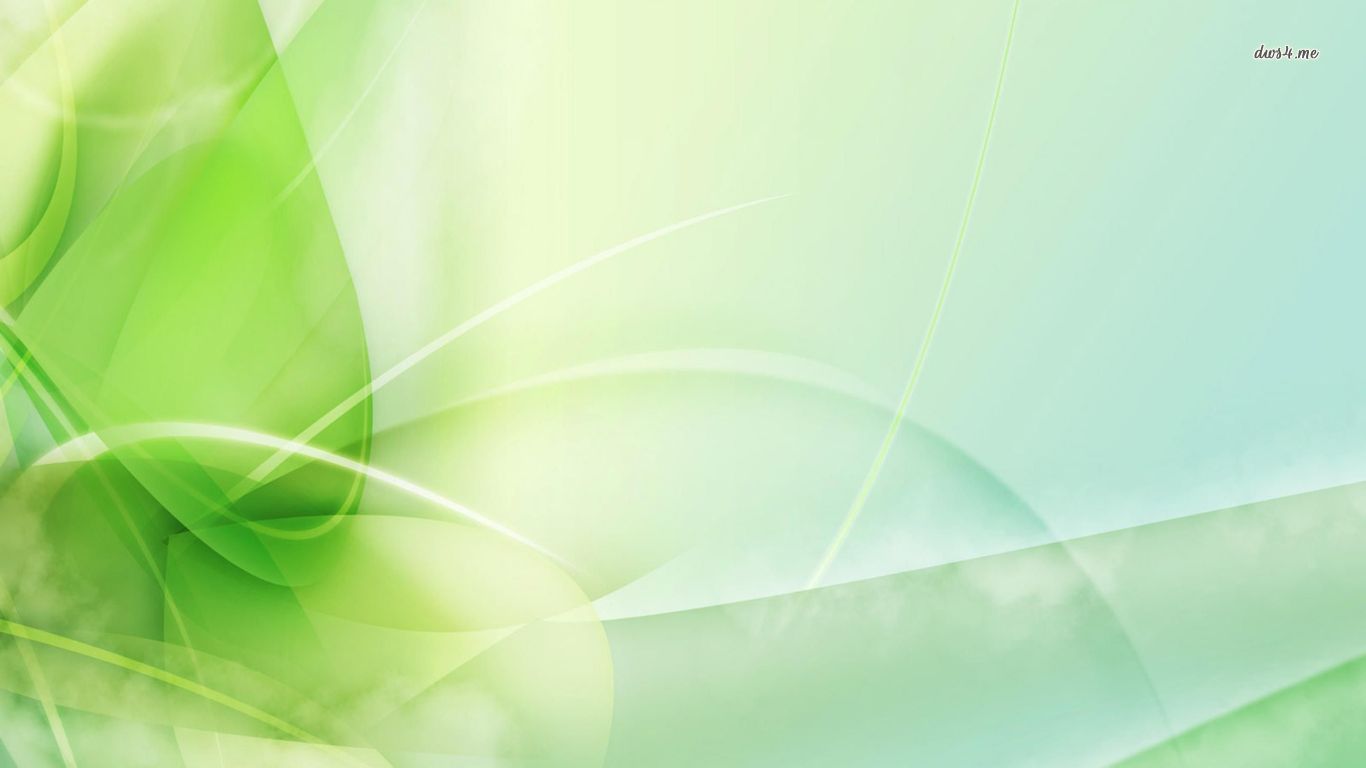 Green Translucent Leaf Wallpaper Abstract