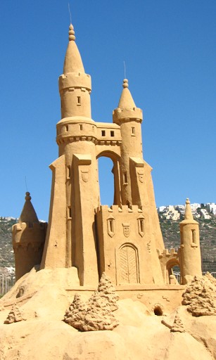 View bigger   Sand Castle HD Wallpapers for Android screenshot