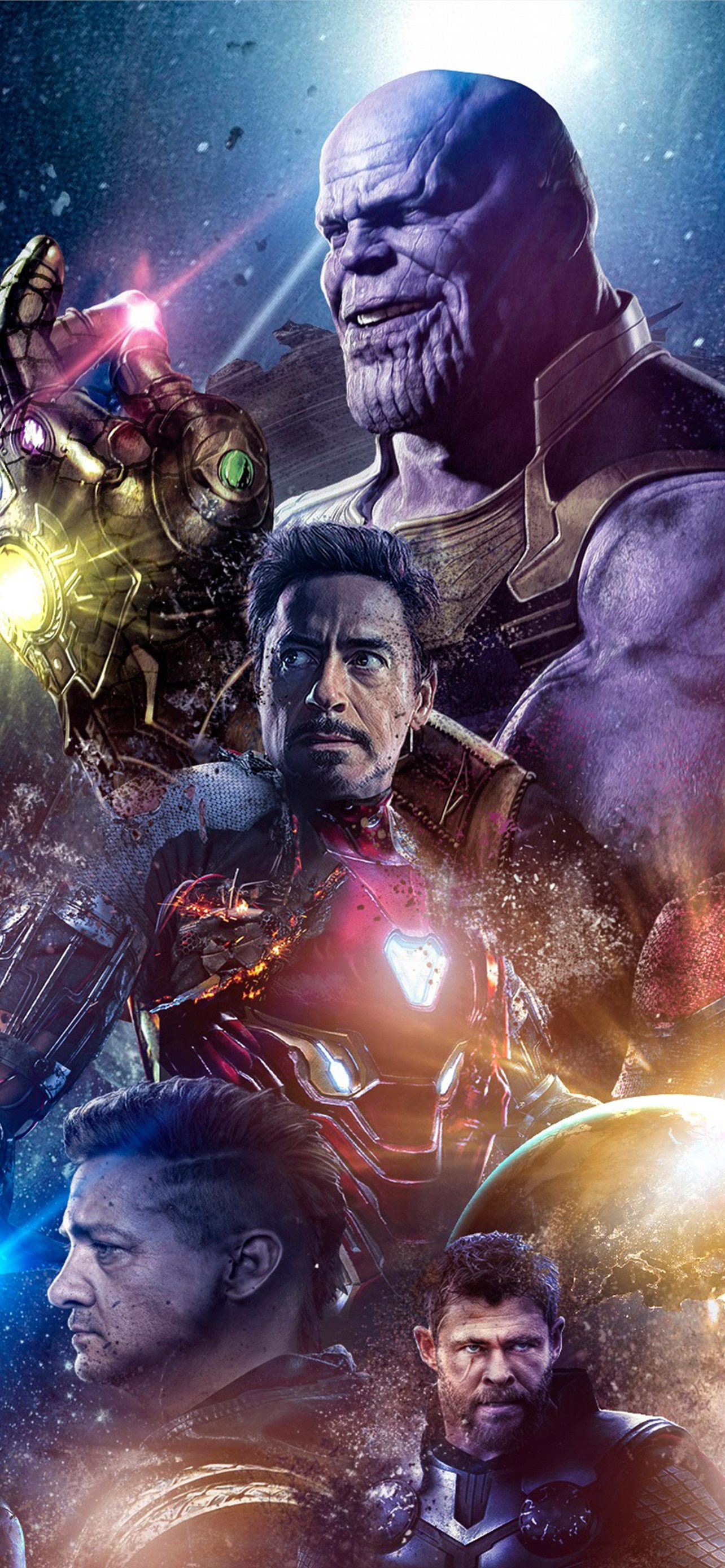 Thor Avengers Endgame Movie iPhone Wallpaper