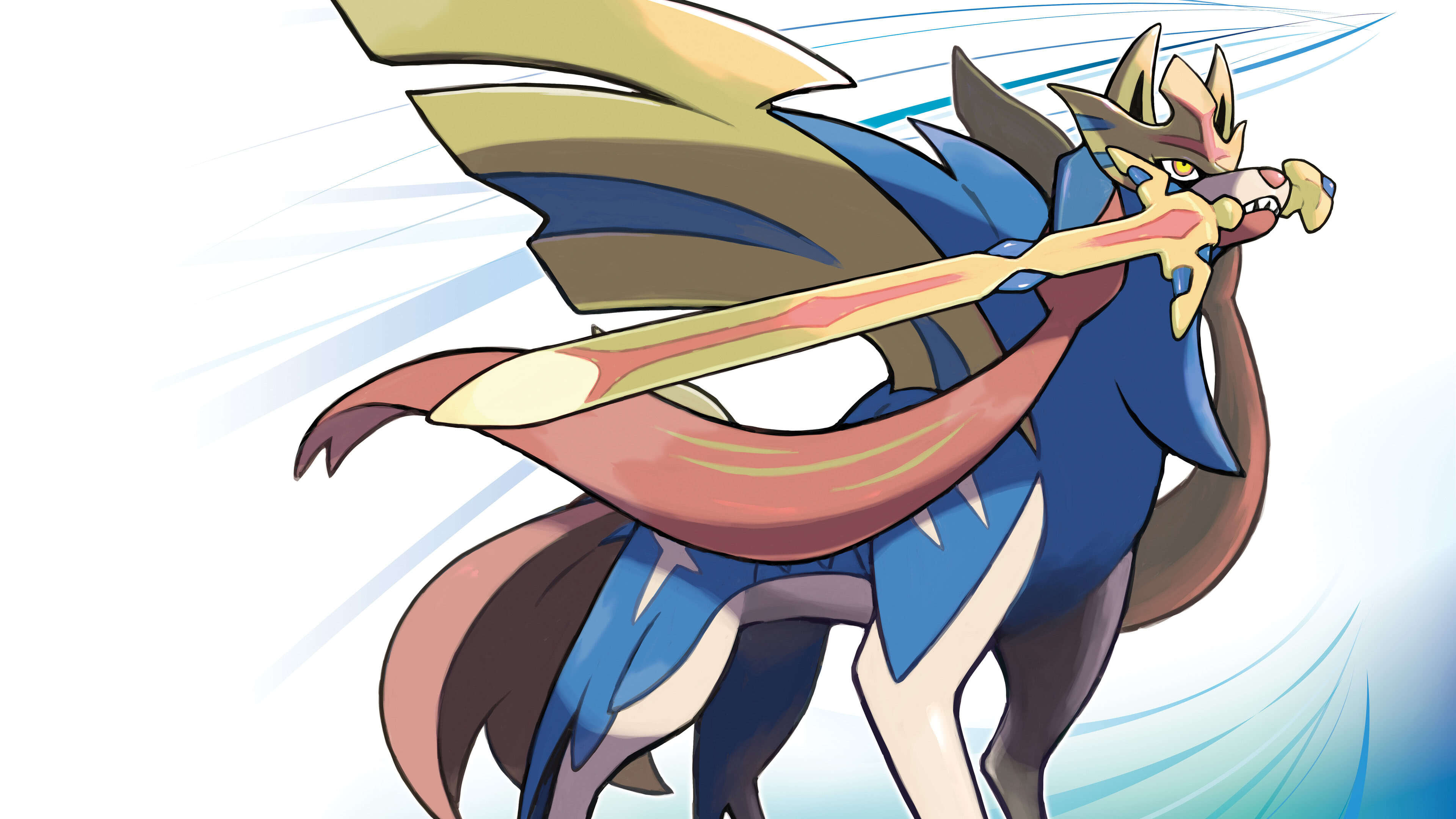Pokemon Sword And Shield Zacian UHD 4k Wallpaper