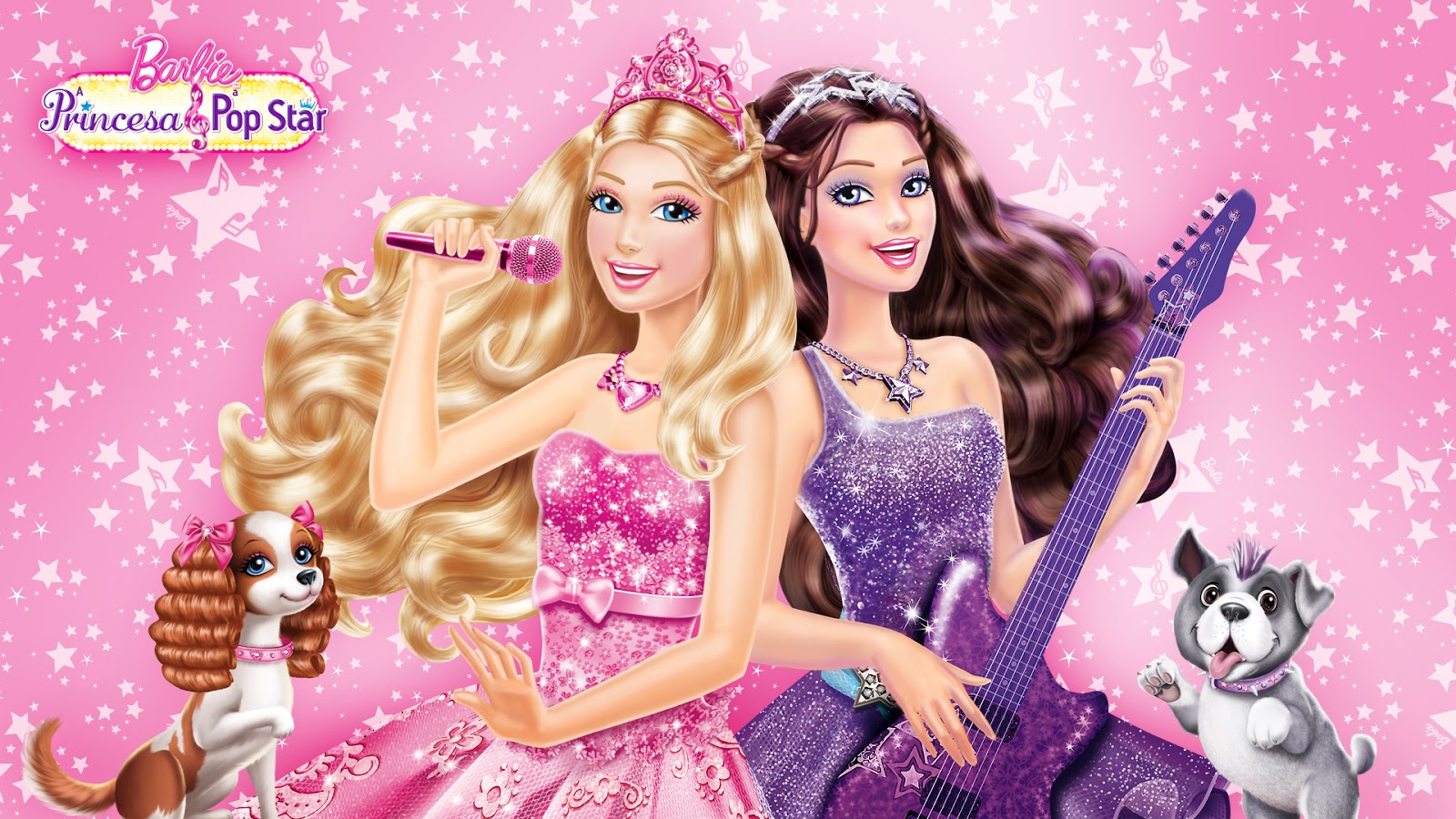 Loucas Pela Barbie Papel De Parede A Princesa E Popstar