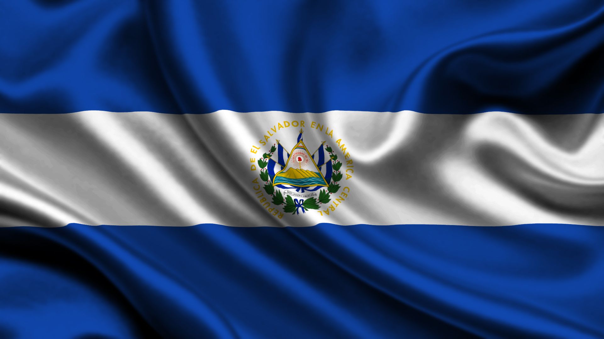 El Salvador Flag Wallpaper My Country Nicaragua