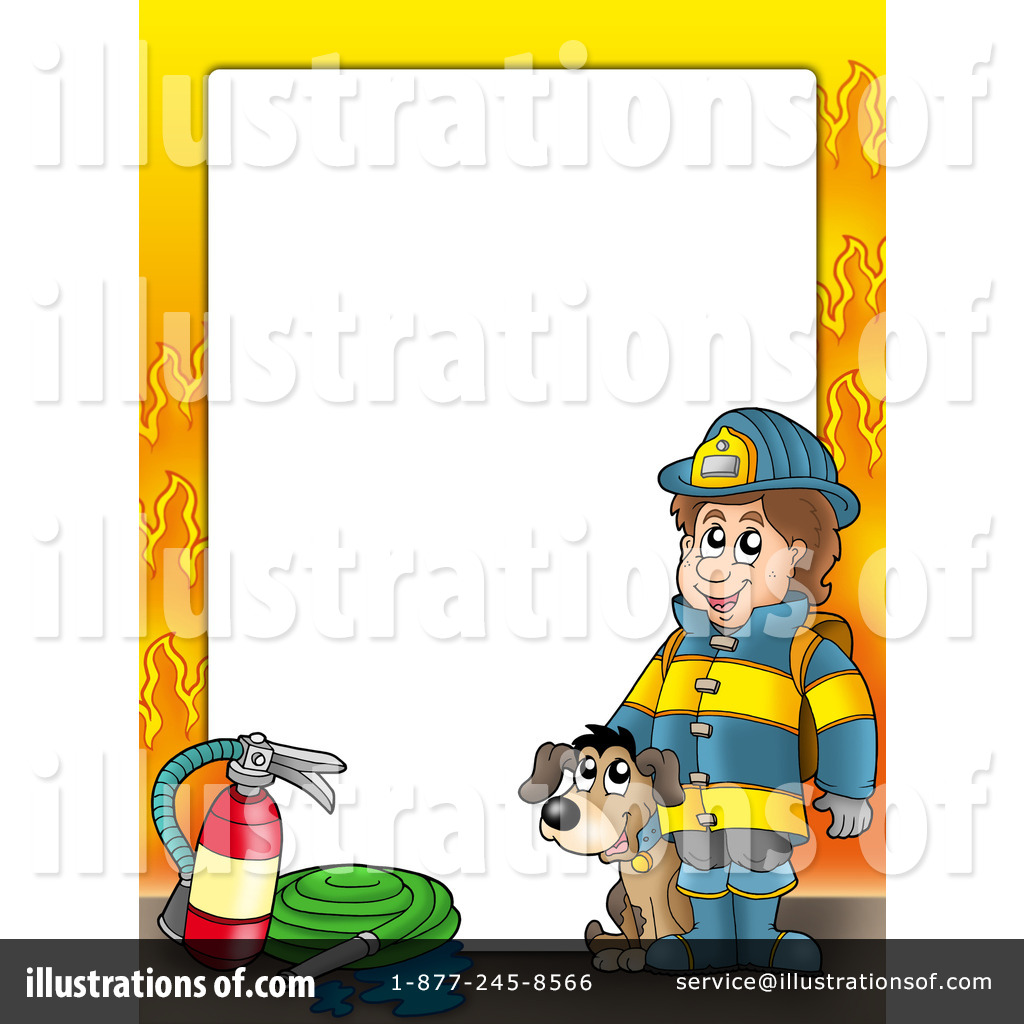 Royalty Rf Fireman Clipart Illustration By Visekart Stock