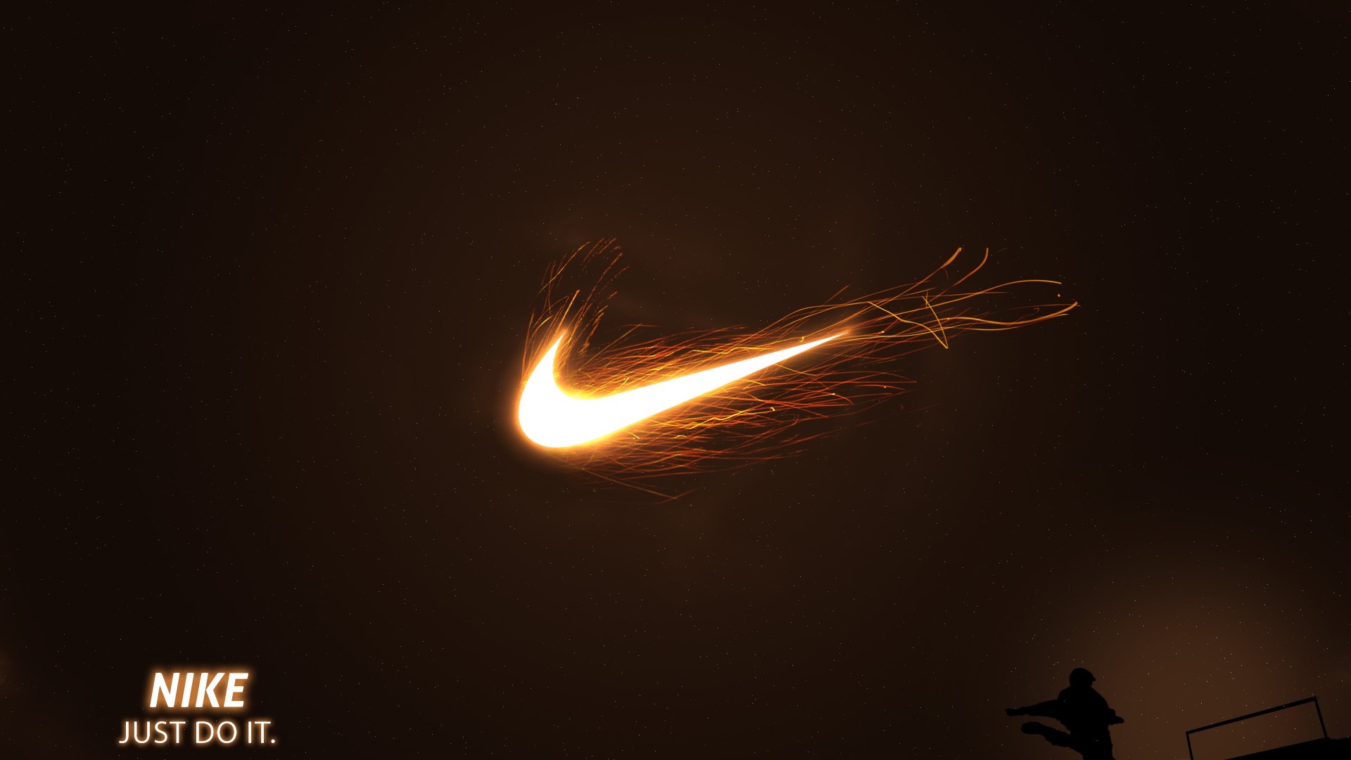 Nike Just Do It Fire Football 1920x1080 HD Sport 1920x1080