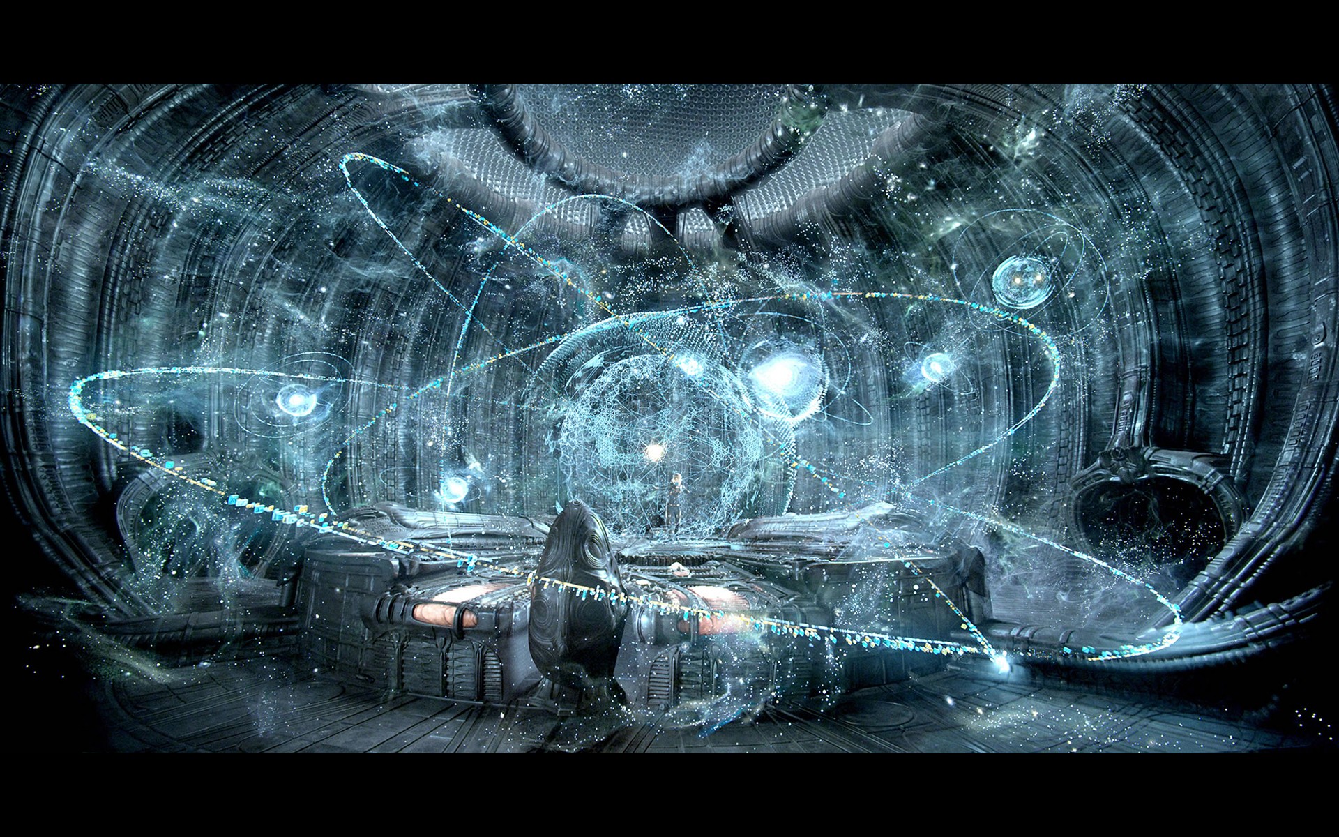 Movies Prometheus Science Fiction Alien Black Background