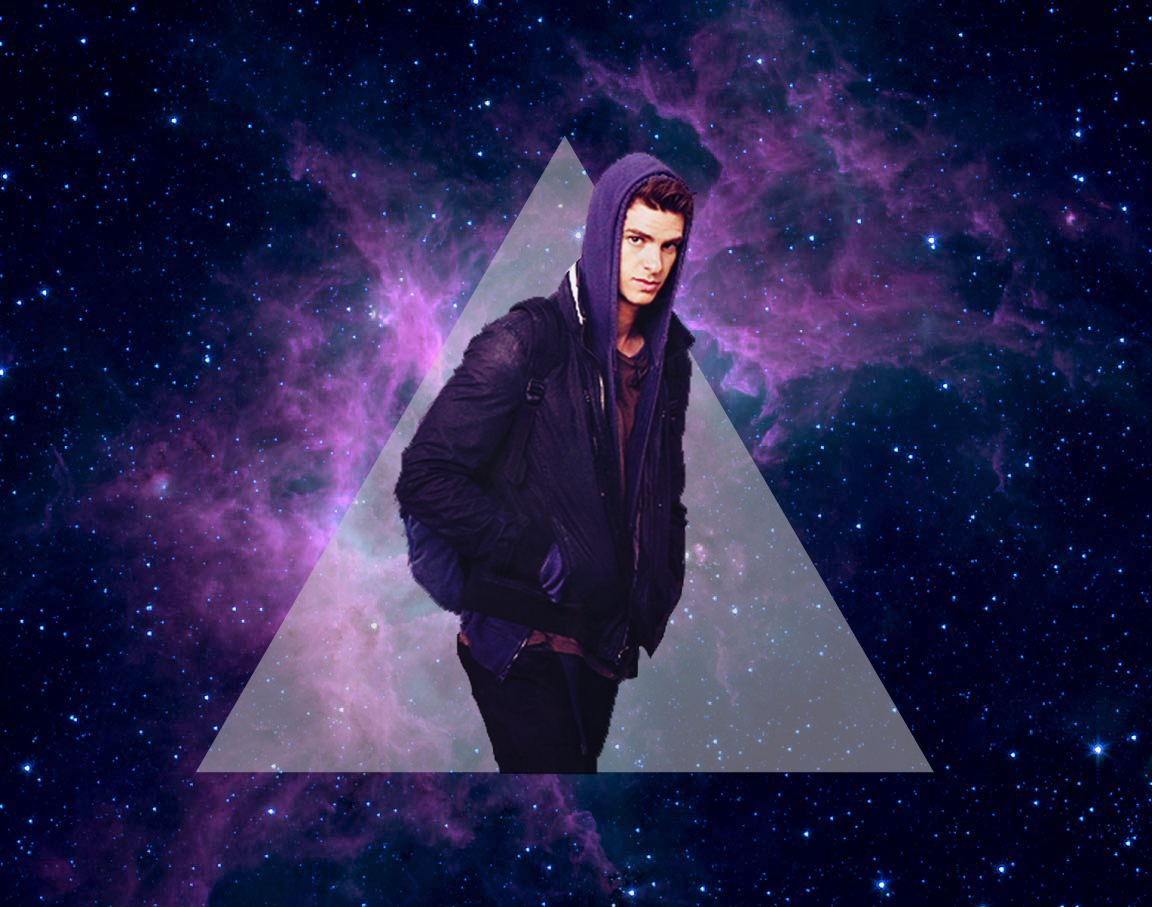Hipster Galaxy Background Triangle