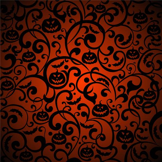 Halloween Pattern Background Background