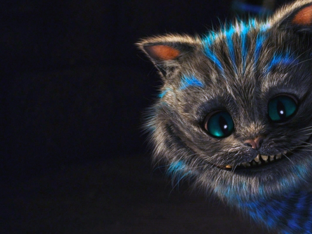 Tim Burton Cheshire Cat Wallpaper Art HD