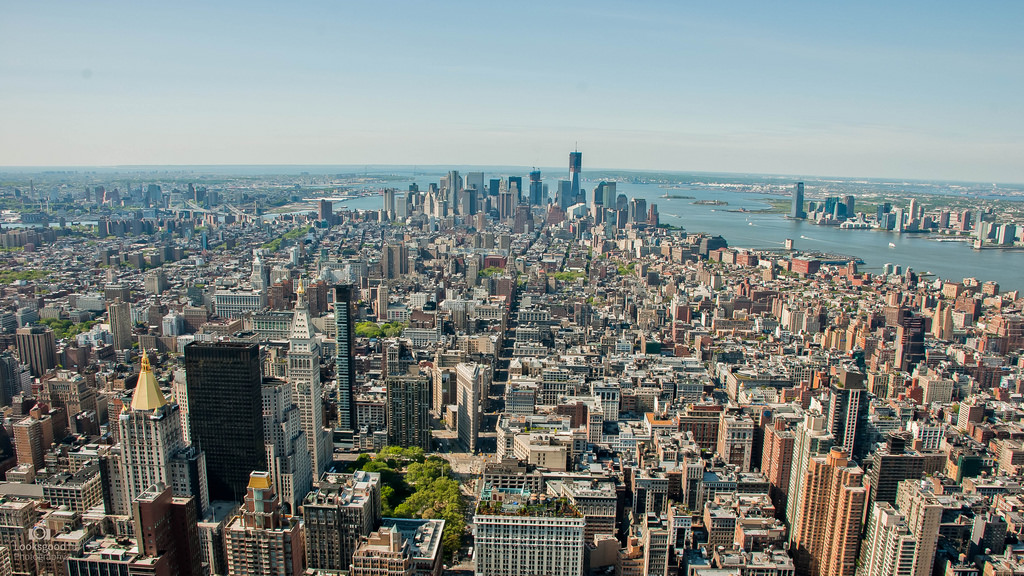 New York Skyline From The Empire State Building 4k Wallpaper