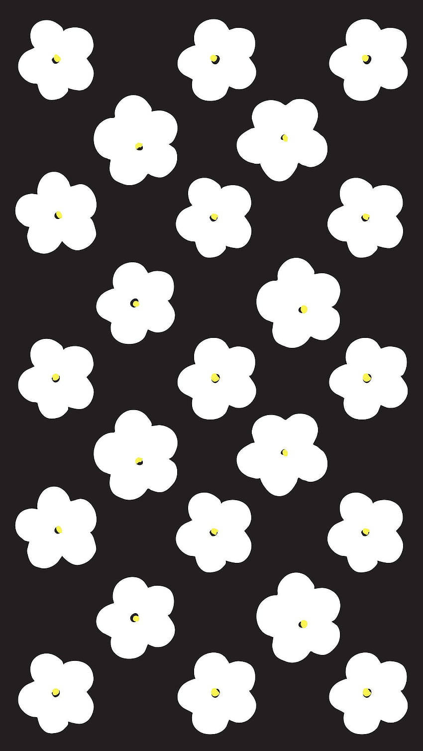 White Flower iPhone Wallpaper