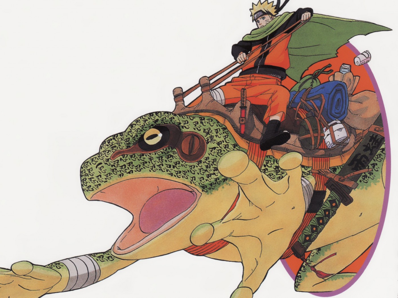 Wallpaper Art Anime Manga Shinobi Naruto Toad