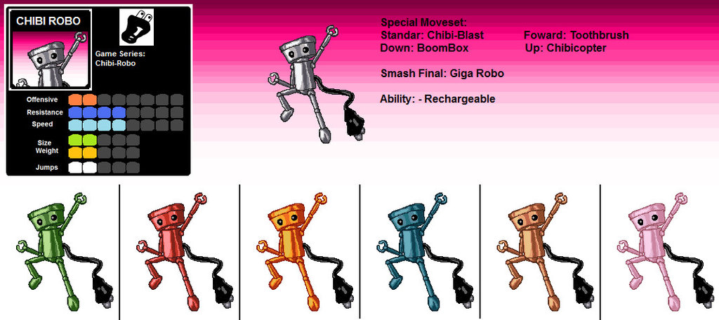 Chibi Robo palette by Gego Kurin