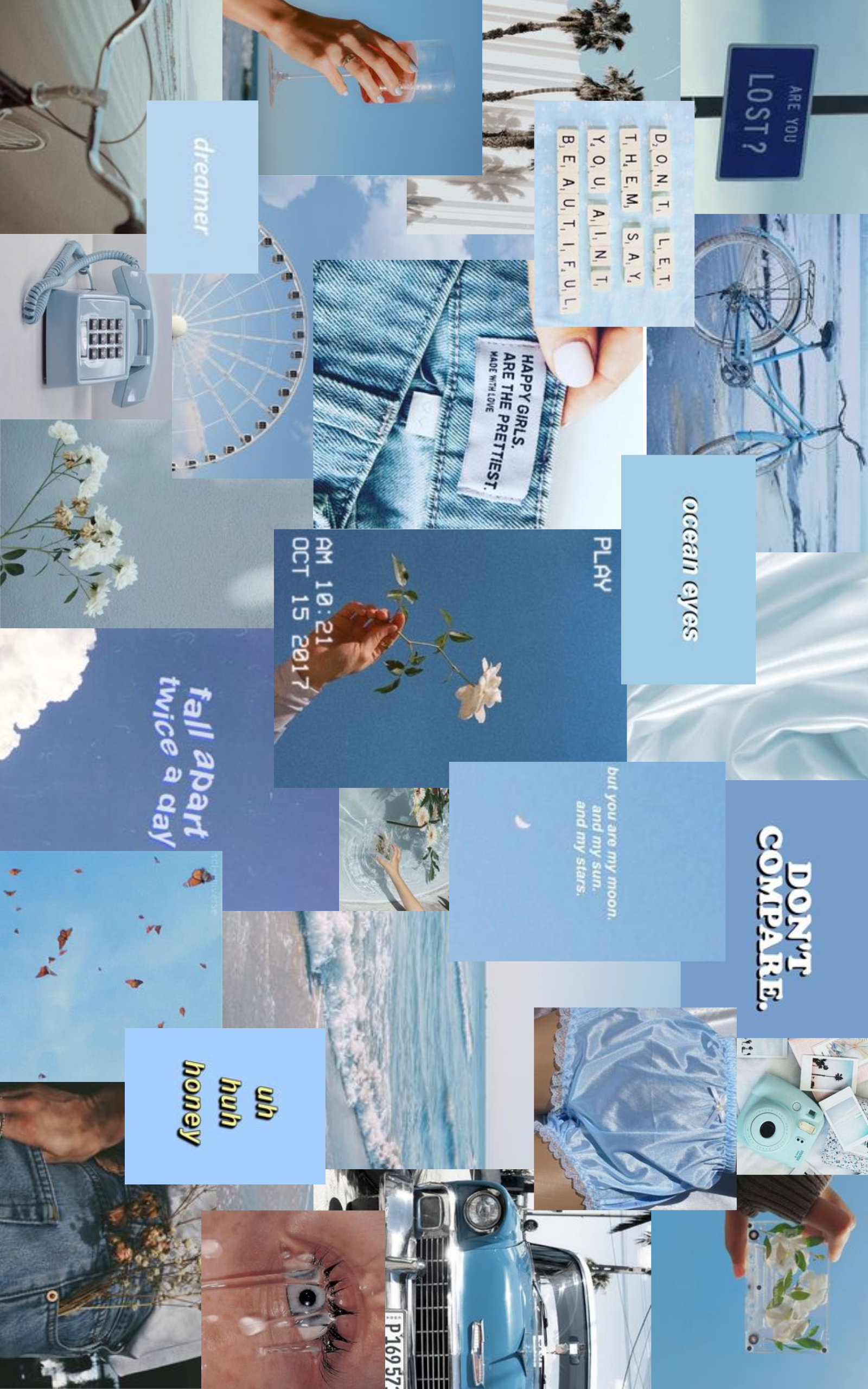 Blue Aesthetic Wallpaper Cute blue wallpaper Blue wallpaper iphone Cute wallpaper  backgrounds Wallpaper Download  MOONAZ