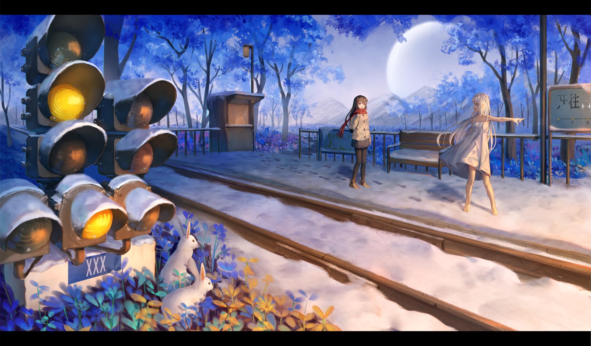 Anime Winter HD Wallpaper By