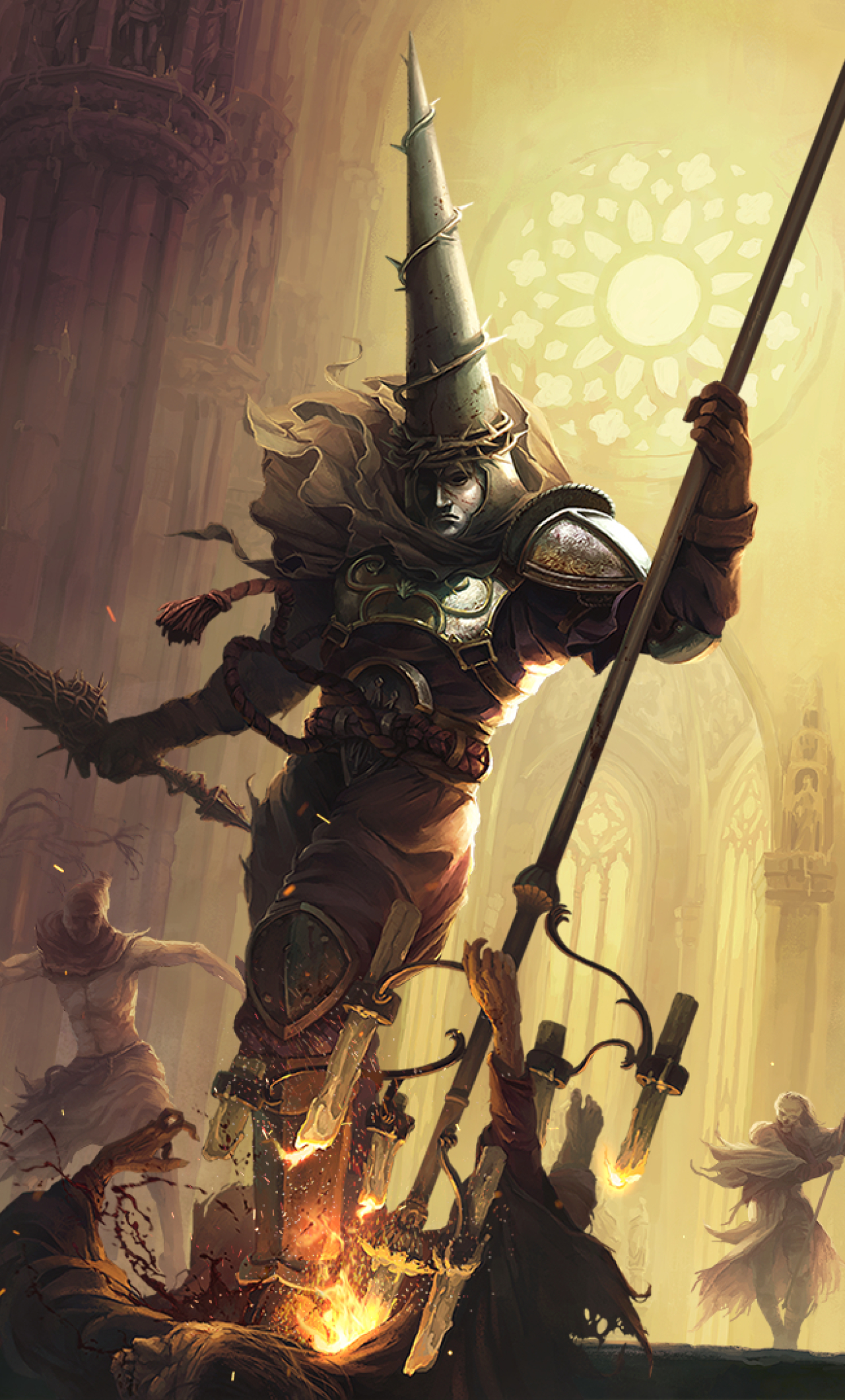 Blasphemous Game iPhone Plus Wallpaper HD Games 4k
