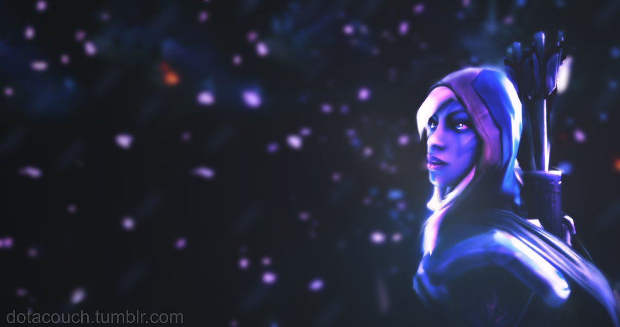 Drow Ranger Wallpaper By Dotacouch