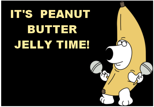 brian family guy peanut butter jelly time gif