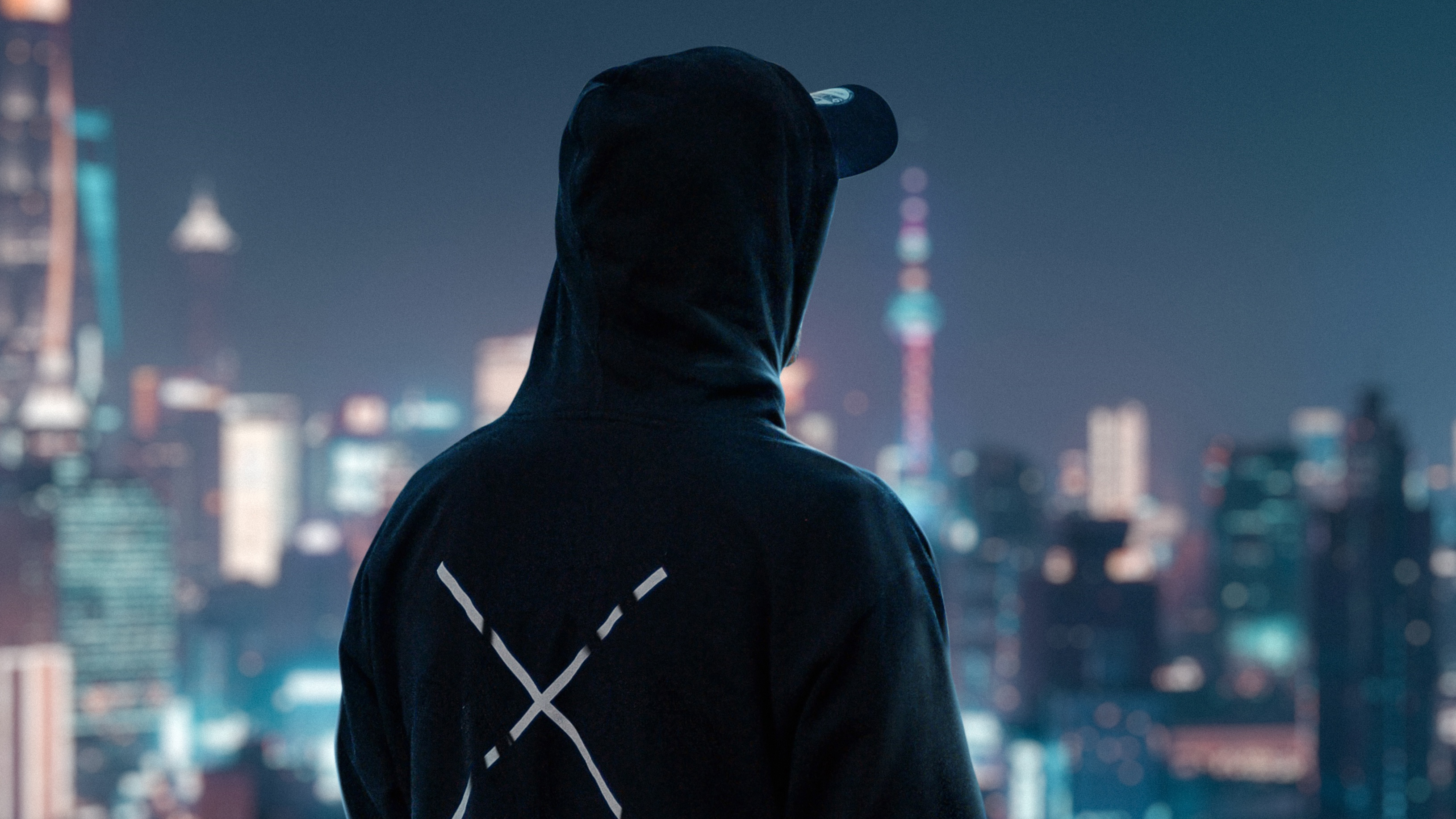 Hoodie Guy With Wings 4k Wallpaper HD Artist Wallpape