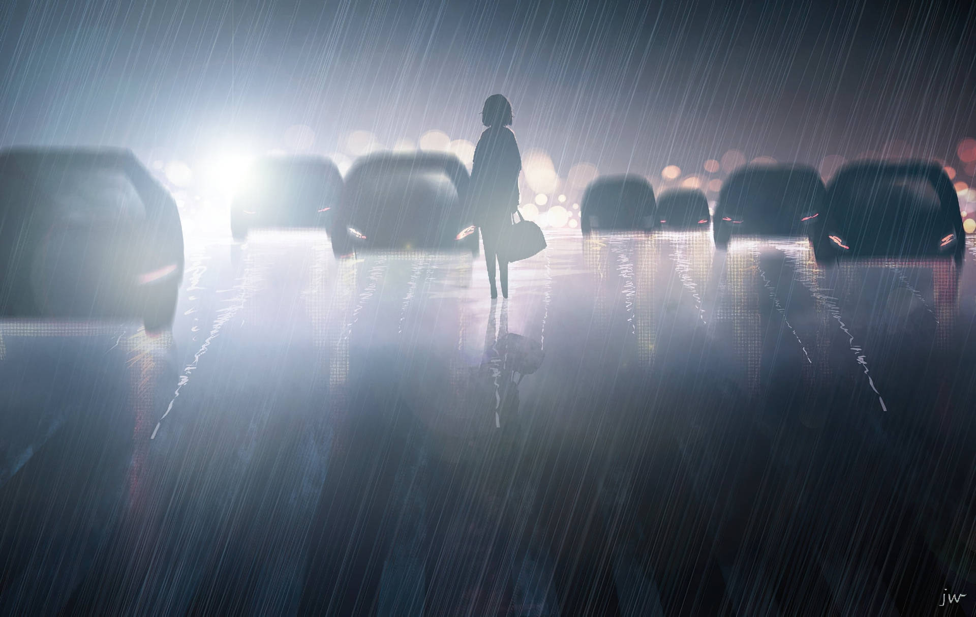 Aesthetic Sad Anime Girl Wallpaper