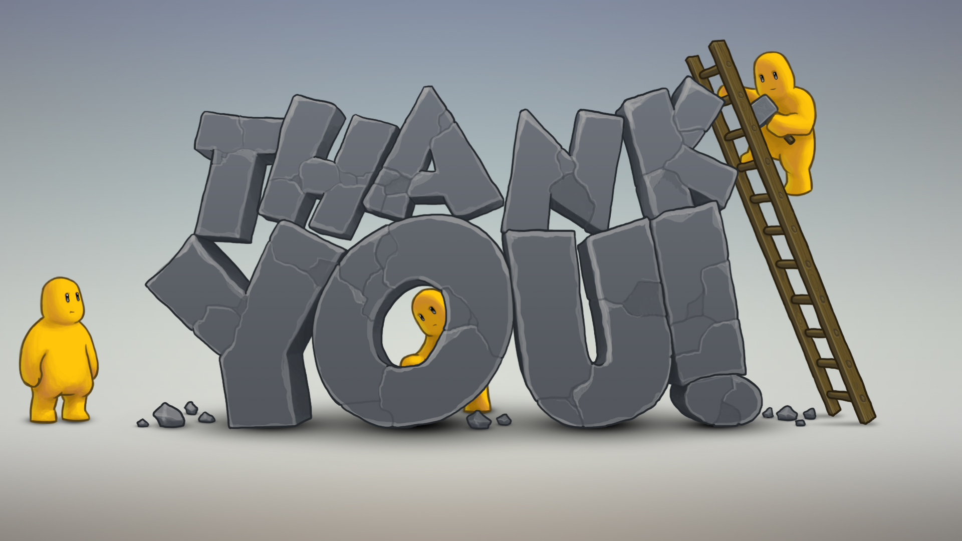 Thank You 3d Wallpaper HD Under The