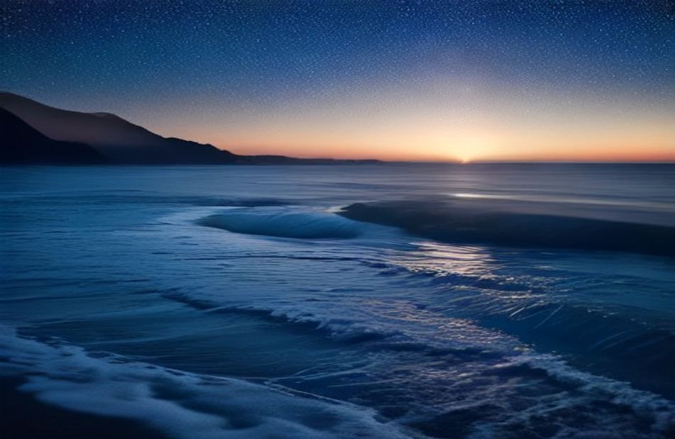 Night Ocean Wallpaper