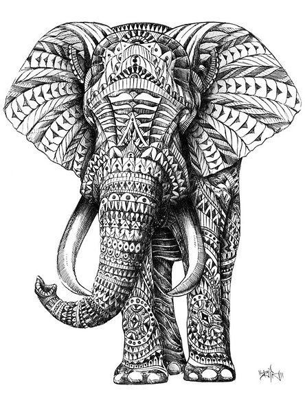 Aztec Elephant This Is My Next Tattoo
